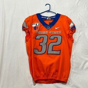 Orange Nike Boise State Football game-worn #32 jersey